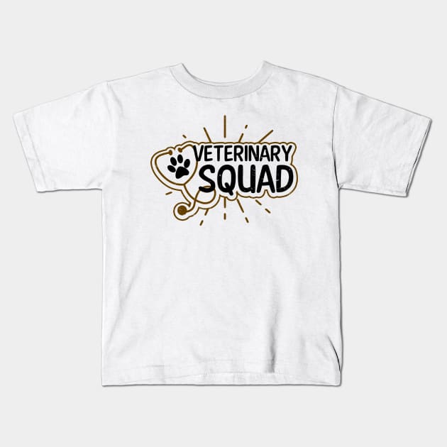 Vet Medicine Shirt | Veterinary Squad Gift Kids T-Shirt by Gawkclothing